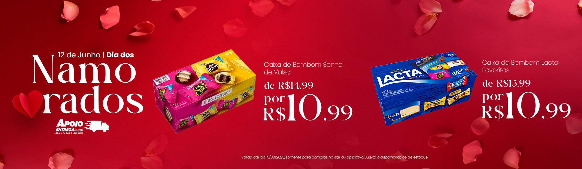 Caixa Bombom Lacta até 15/06